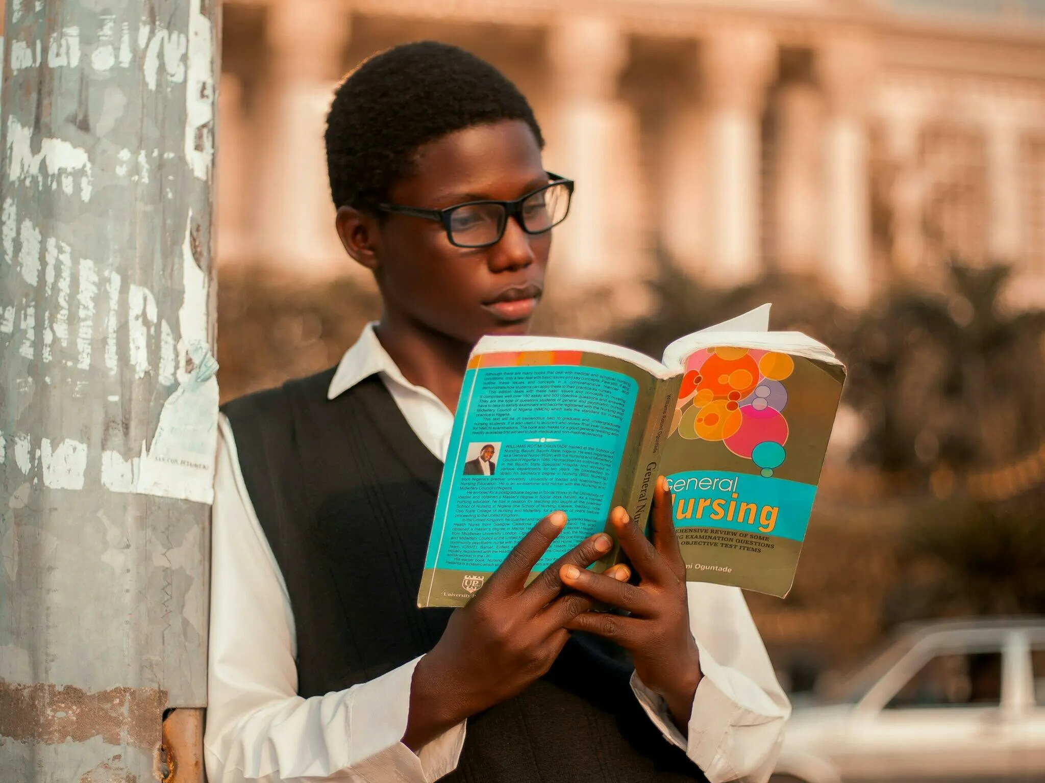 Nursing student studying for the TEAS 7 math section and nursing school entrance exam