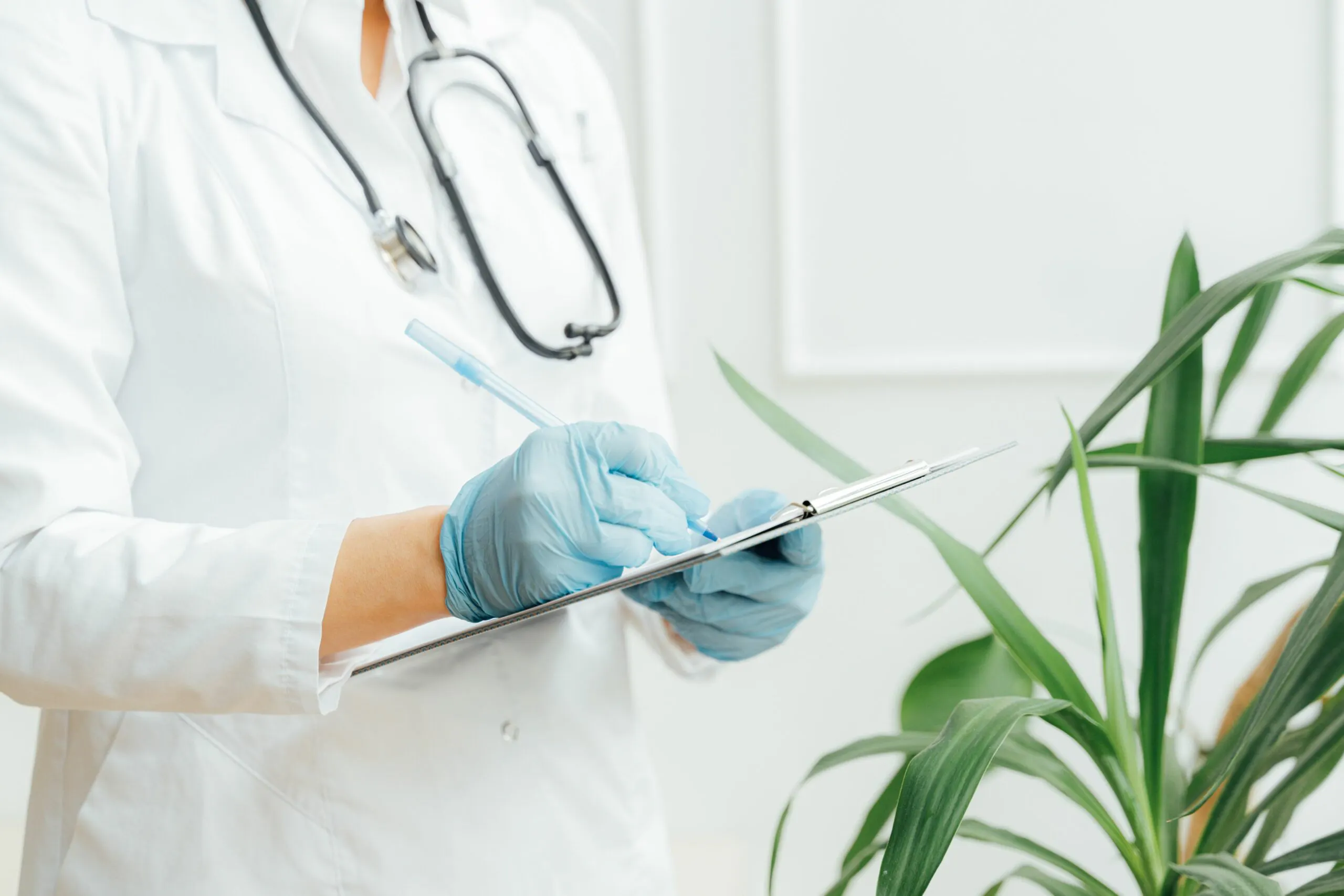 Nurse documenting a workplace and patient safety concern